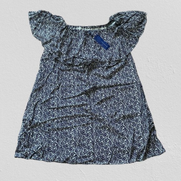 Rebecca Minkoff Dresses & Skirts - Rebecca Minkoff Women Dress Navy/White Floral Off The Shoulder Size 00 $185